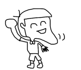 Super smile boy sticker #6772583