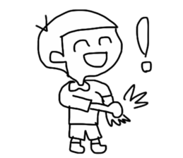 Super smile boy sticker #6772584