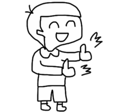 Super smile boy sticker #6772589