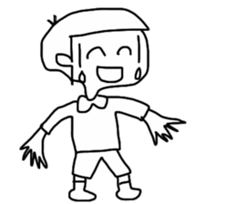 Super smile boy sticker #6772591