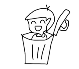 Super smile boy sticker #6772595