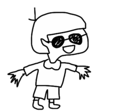 Super smile boy sticker #6772597