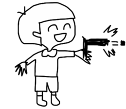 Super smile boy sticker #6772602