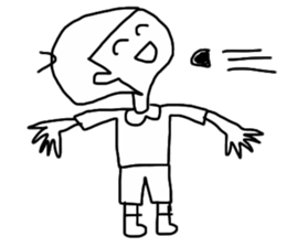 Super smile boy sticker #6772603