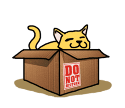 Cat Love Box sticker #6772608