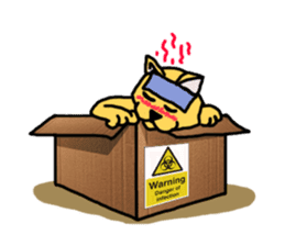 Cat Love Box sticker #6772611