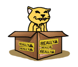 Cat Love Box sticker #6772613