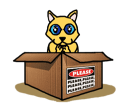 Cat Love Box sticker #6772618