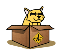 Cat Love Box sticker #6772620