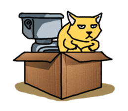 Cat Love Box sticker #6772631