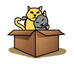 Cat Love Box sticker #6772633