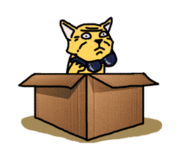 Cat Love Box sticker #6772634