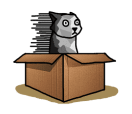 Cat Love Box sticker #6772635