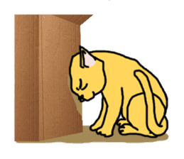 Cat Love Box sticker #6772640