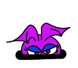 Small devil whisper 2 sticker #6772652