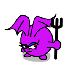 Small devil whisper 2 sticker #6772655