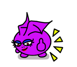 Small devil whisper 2 sticker #6772668