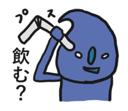 Mr.Blue Noisy guy sticker #6772801