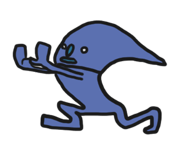 Mr.Blue Noisy guy sticker #6772805