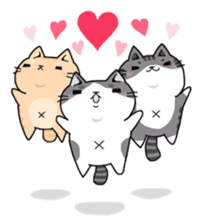 three cats life sticker #6773406