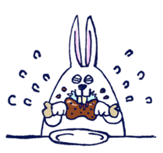 Sweating Rabbit sticker #6773490