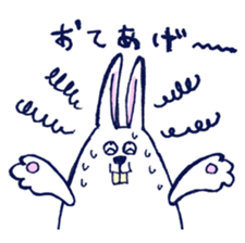 Sweating Rabbit sticker #6773492