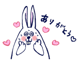 Sweating Rabbit sticker #6773494