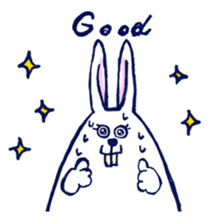 Sweating Rabbit sticker #6773500