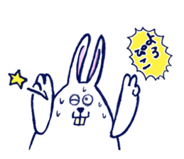 Sweating Rabbit sticker #6773501