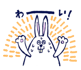 Sweating Rabbit sticker #6773502