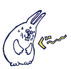 Sweating Rabbit sticker #6773508