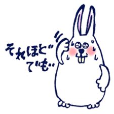 Sweating Rabbit sticker #6773514