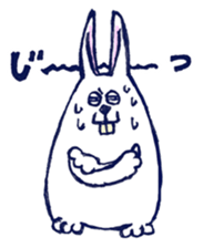 Sweating Rabbit sticker #6773515