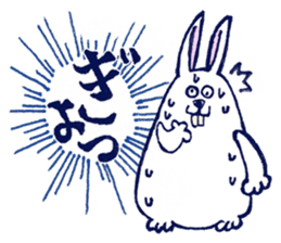 Sweating Rabbit sticker #6773520