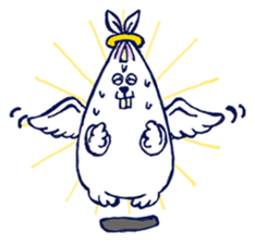 Sweating Rabbit sticker #6773523