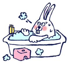 Sweating Rabbit sticker #6773527