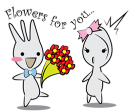 Spoon and Fork Love Couple sticker #6773528