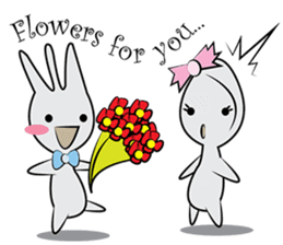 Spoon and Fork Love Couple sticker #6773528