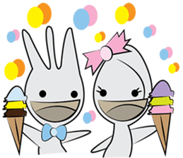 Spoon and Fork Love Couple sticker #6773530