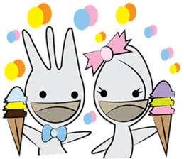 Spoon and Fork Love Couple sticker #6773530