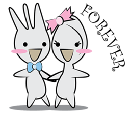 Spoon and Fork Love Couple sticker #6773531