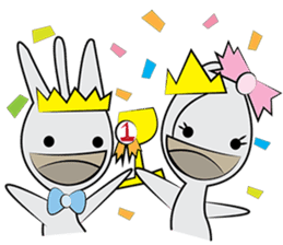 Spoon and Fork Love Couple sticker #6773537