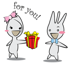 Spoon and Fork Love Couple sticker #6773538