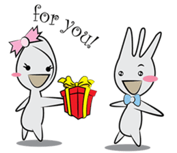 Spoon and Fork Love Couple sticker #6773538