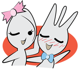 Spoon and Fork Love Couple sticker #6773540