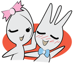 Spoon and Fork Love Couple sticker #6773540