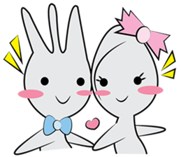 Spoon and Fork Love Couple sticker #6773549