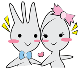 Spoon and Fork Love Couple sticker #6773549