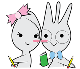 Spoon and Fork Love Couple sticker #6773561