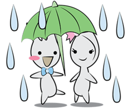 Spoon and Fork Love Couple sticker #6773565